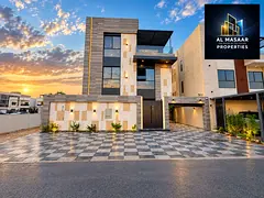 A fully smart, three-story villa located directly behind the service area, featuring a private pool 