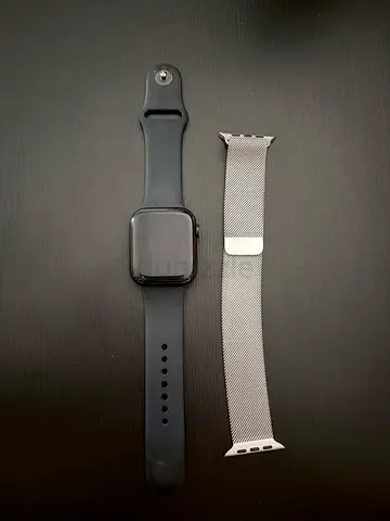 Used Apple Watch Series 7 (GPS + Cellular) with Original Strap and Apple Stainless Steel Strap