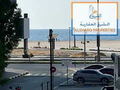 One bedroom and living room apartment – Ajman Corniche – Balcony with open view + Spacious