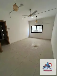 Stunning view, largest 1BR in Abu Shagara with balcony, first occupant, free internet, spacious layo