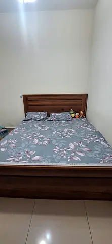 King size Bed with mattress for sale only 300 AED