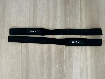 Pair of SKDK Weight Lifting Straps - Black