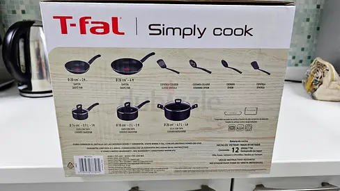 T-fal Simply Cook non-stick cookware set (New boxed)