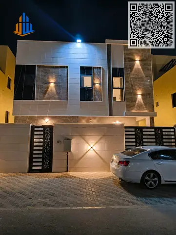**Furnished villa for annual rent in Al Helio 2, Ajman | 5 bedrooms | 2 living rooms | 3,000 sq ft | Ready to move in**