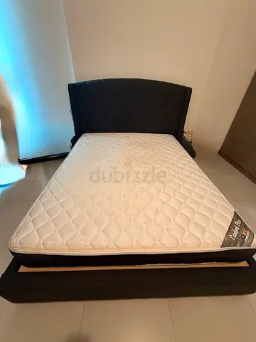 Modern Upholstered Bed Frame with Comfort Plus Mattress