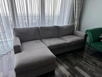 Crate&Barrel Axis L Shape Sofa