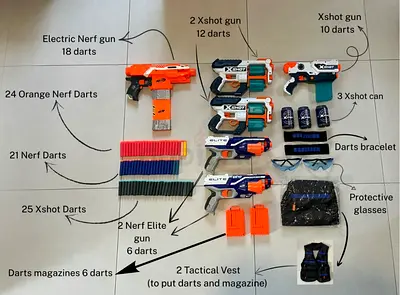 Complete Nerf & X-Shot Battle Set