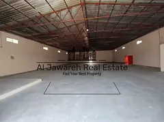 Warehouse for rent, 6,700 sq. ft., 60 kW electricity, at a great price.