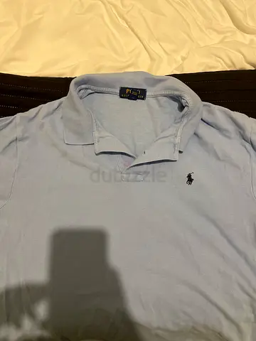 Light blue Ralph Lauren-style polo shirt, good condition