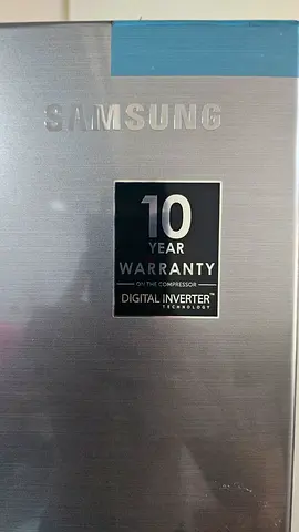 Samsung Refrigerator Digital Inverter Technology. 321 Liters - stainless finish.