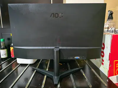 AOC 24" FHD 1080p monitor, 60Hz. Model:24B1H Ports: HDMI + VGA, audio out.