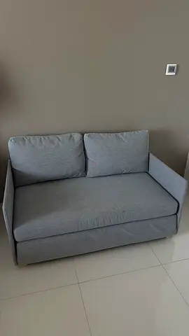 Sofa bed 2 seats grey