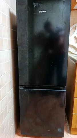 Bomann Black Bottom Mount Refrigerator