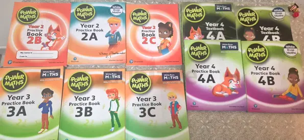 Power Maths Year 2 to 4 Practice & Textbook Set (Multiple Workbooks)