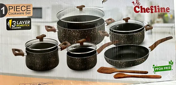 Chefline nonstick 11 piece ser