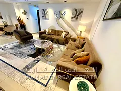 Brand-New Fully Furnished 2 Bedroom Apartment for Rent in Al Khan Sharjah with Full Sea View, Balcon