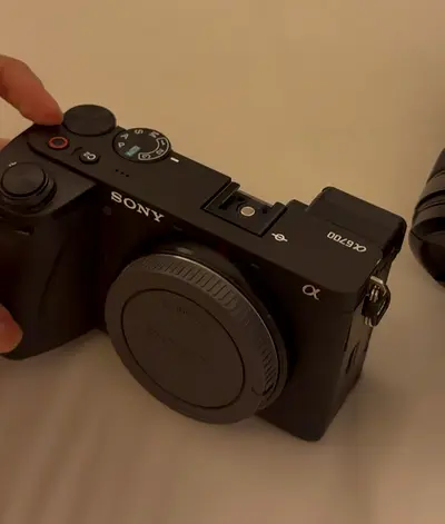 Sony Alpha a6700 mirrorless camera body and Sony 16–55mm F2.8 with lens excellent condition.