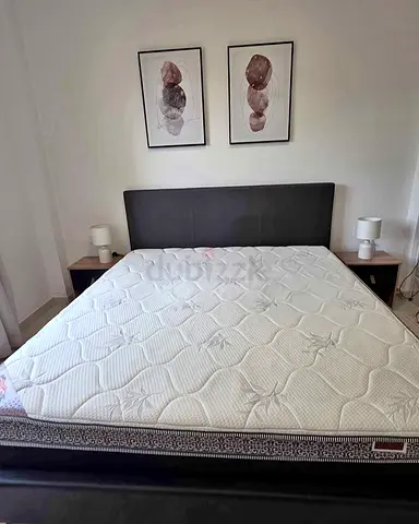 Ikea king size bed with mattress and storage drawers
