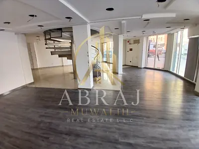 Big Spacious lavish shop front of road double storie just rent 150k