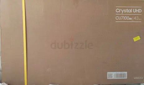 Crystal UHD 43 inch Samsung Smart TV
