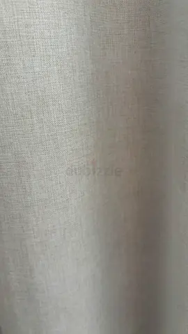Beige black out curtains