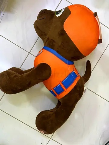 Large Paw Patrol Plush Toy (Chase-style) - Soft, Good Condition