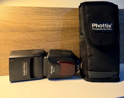 Phottix Mitros+ TTL Flash with Carry Case - Good Condition