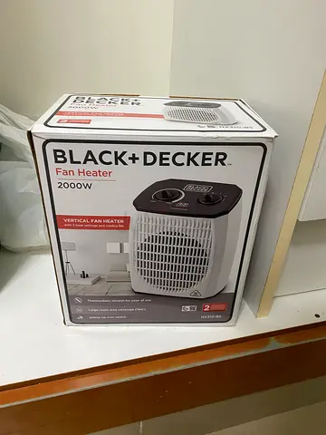 Black+Decker 2000W Portable Fan Heater