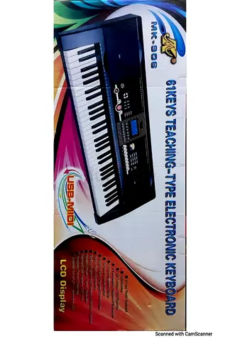 MK Electric Keyboard 61 keys (MK-906) - Brand new
