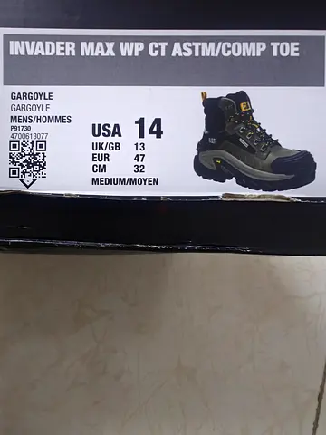 Caterpillar Invader Max WP CT ASTM/COMP Toe Safety Boots
