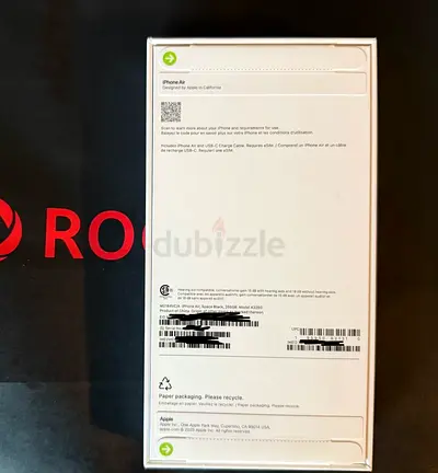 iPhone New Sealed 17air 256gb