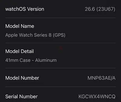 Apple watch series 8