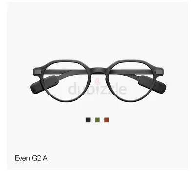 Smart AI Glasses Even realities G2 , Ring R1 and Grey frame