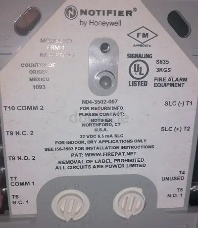 Notifier by Honeywell Fire Alarm / Detector Base (white) - working condition
