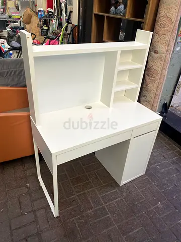 MICKE Desk, white, 105x50 cm