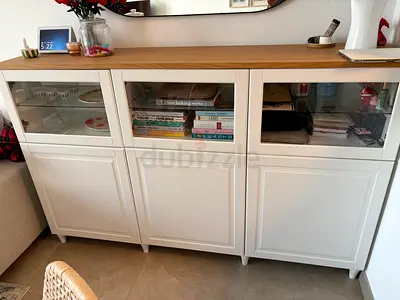 storage cabinet 180x42x114 cm - white