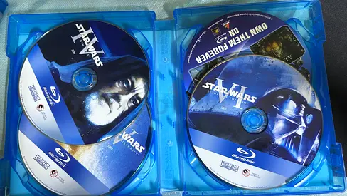 Star Wars Blu-ray Collection (Discs only shown)