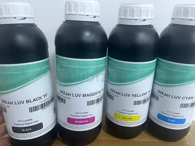 Original INXjet LUV TF UV Curable Inks - Full Set (C/M/Y/K) Sealed
