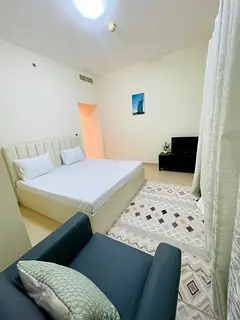 Master room with balcony available for rent in Dubai Sports City