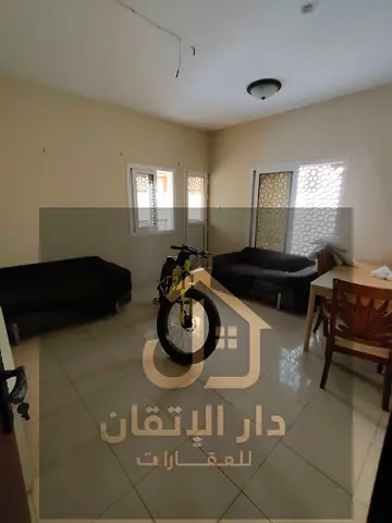 Golden opportunity for rent - 1 bedroom apartment + living room in Al Majrah area, vital location, central AC