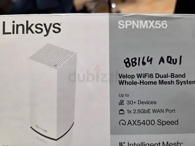 Linksys Velop WiFi 6 Dual-Band Whole-Home Mesh Router (AX5400) - Used/Boxed