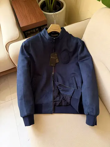 Billionare navy blue men's bomber jacket (SUPER MASTER QUALITY) S-XXL