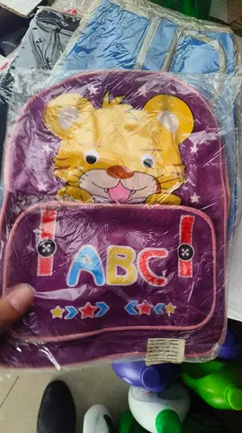 Purple ABC Tiger Kids Backpack - New, Lightly Packaged