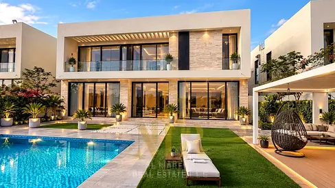 فيلا فاخرة في الزوراء عجمان | عنوان استثنائي لحياة تجمع بين الفخامة والهدوء والرقي بمسبح السعر شامل الكهرباء والمياه والمكيفات