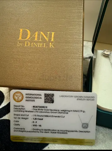 Dani by Daniel K 18K Gold Necklace with Lab-Grown Diamonds (1.25 ct)