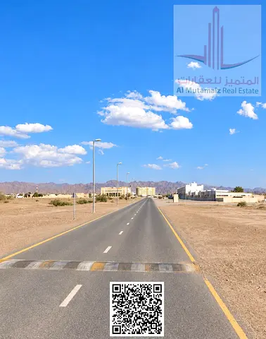 Residential Commercial Land for Sale in Manama 14 Ajman 3,229 Sq Ft Two Roads Freehold G+1 Permission AED 450,000 Including Fees