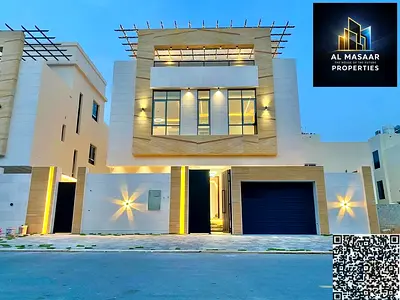 فيلا تشطيب شخصي مودرن للبيع في عجمان شامل مهرباء ومياة ومكيفات تملك حر لجميع الجنسيات ويورث للابناء