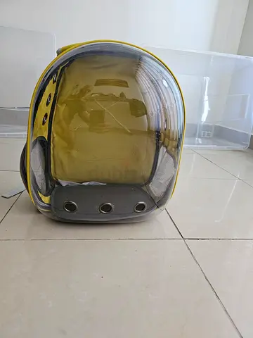 Bubble pet backpack carrier - hard front window, good condition