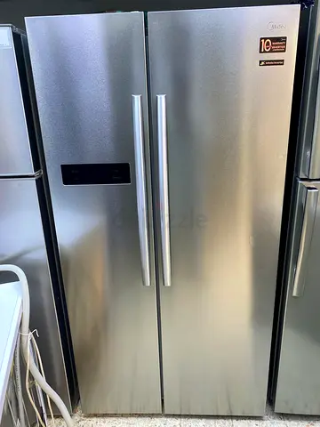 Midea side by side refrigerator neat and clean FREE DELIVERY +WARRENTY