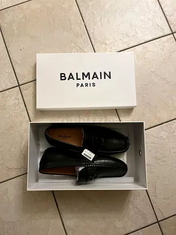 Balmain Loafers - Size 42, Brand New, Black/Black